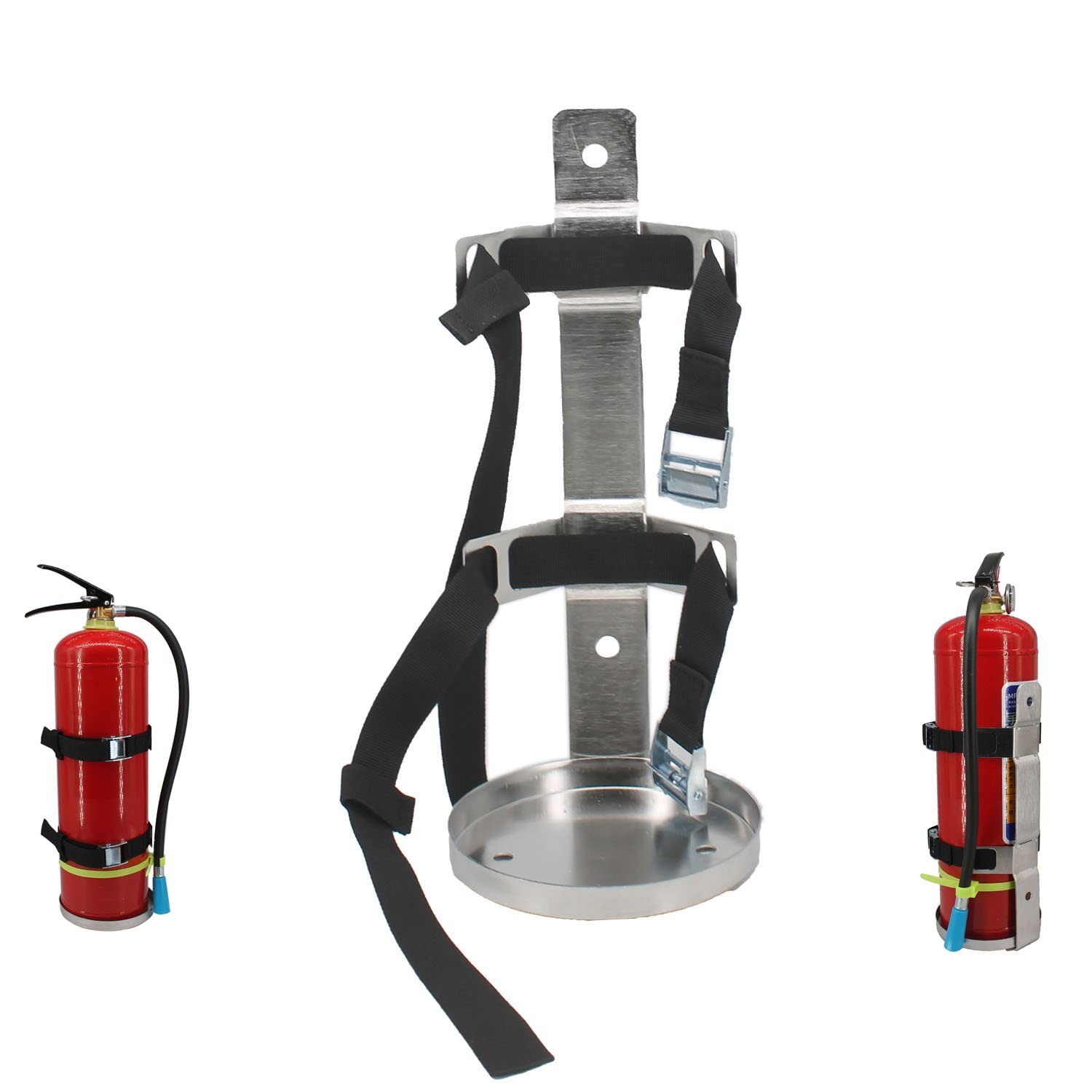 Fire Extinguisher Metal Bracket, Heavy Duty,304 Stainless Steel, Compatible with