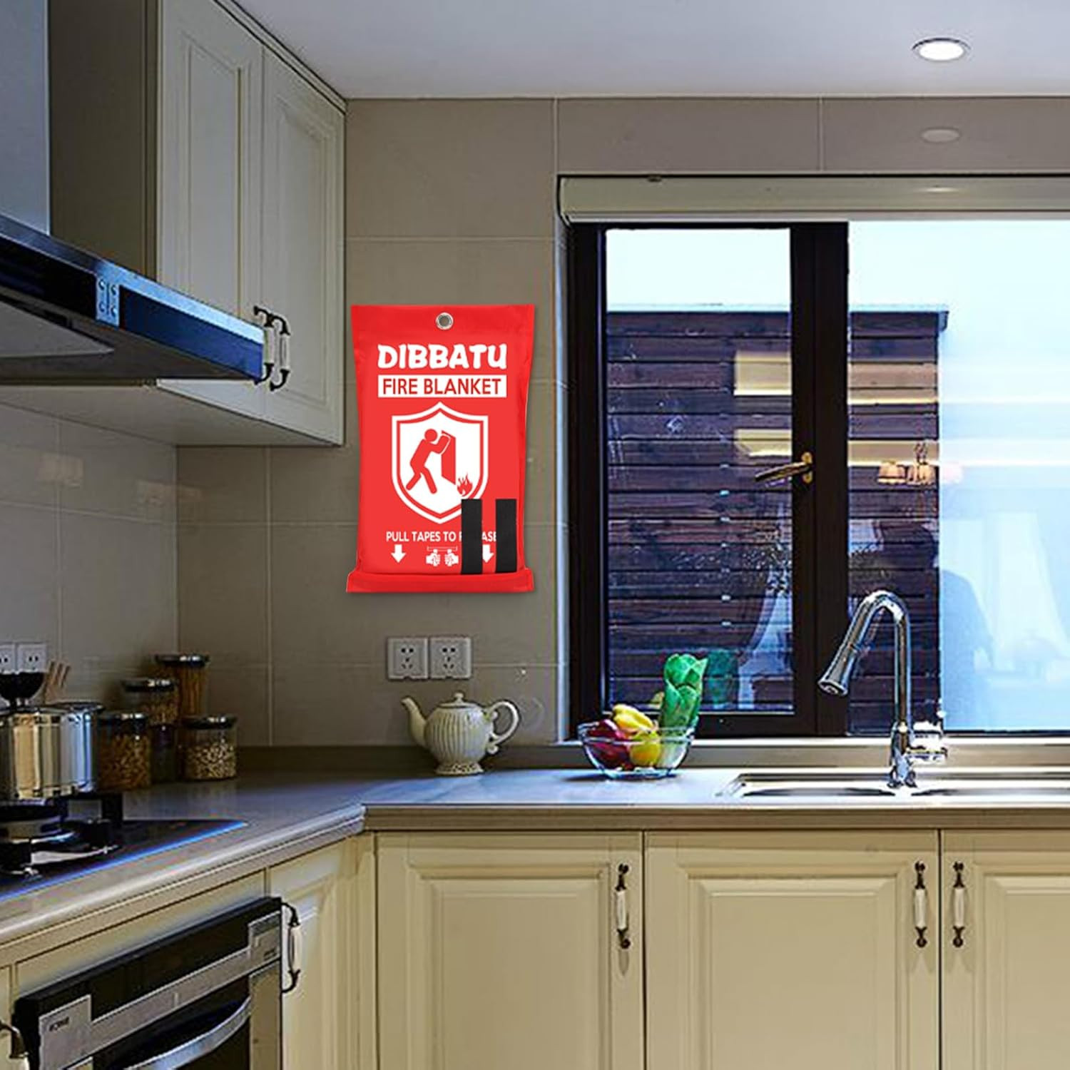 Fire Blanket for Home and Kitchen, Fire Blankets Emergency for Home, Emergency F