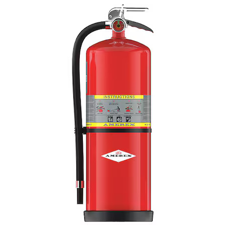 Amerex 715 Fire Extinguisher, 30 Lb Capacity, Class Abc , Ul Rating10a:160B:C