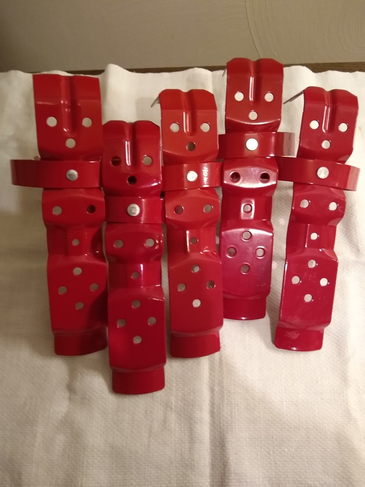 5 Amerex Steel Red Fire Extinguisher BRACKETS ONLY for 2-1/2 Lb Extinguishers