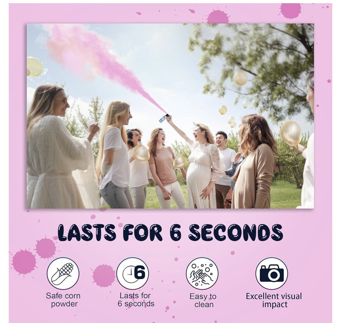 2 gender reveal fire extinguisher Powder, I Boy And 1 Girl Powder Reveal