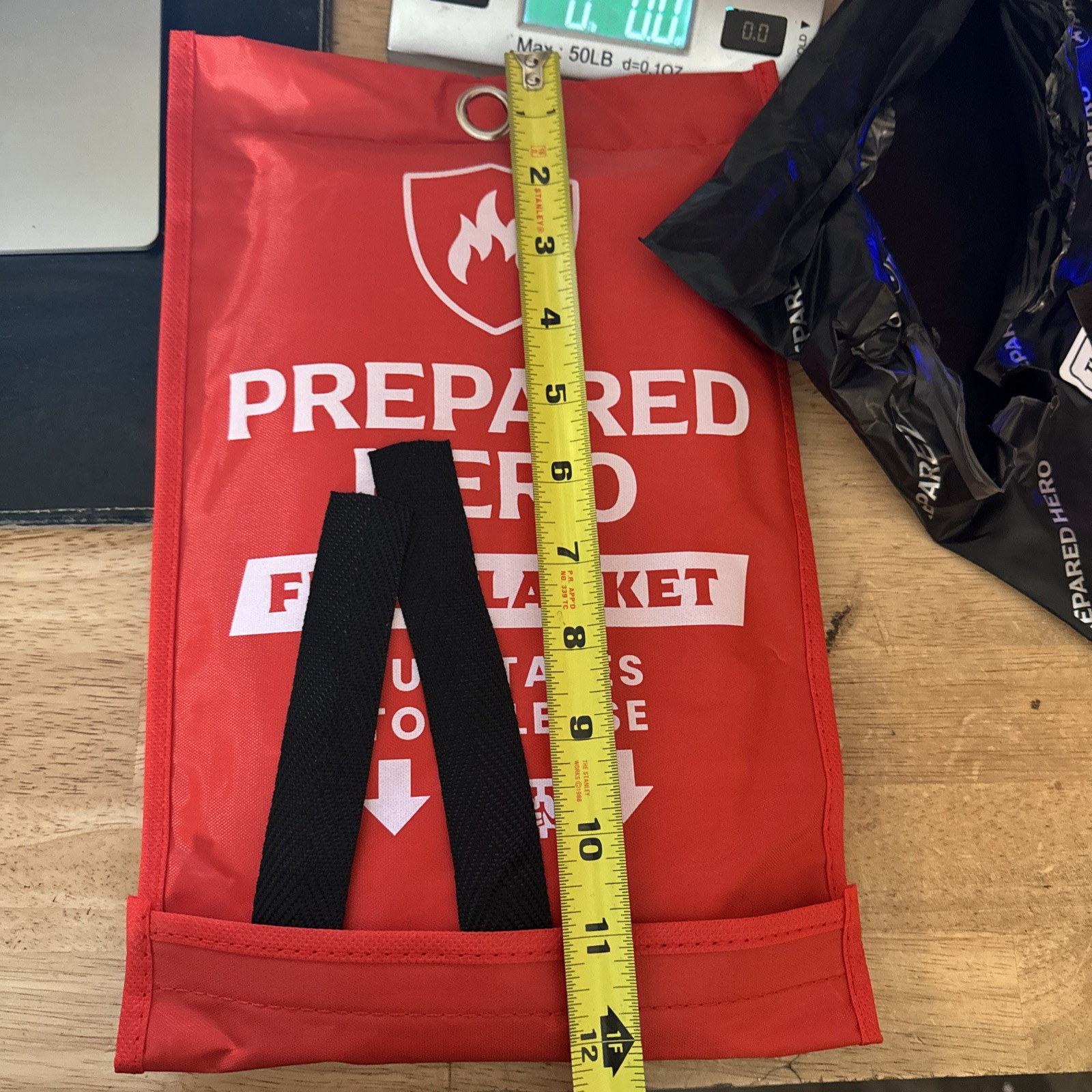 Emergency Fire Blanket Prepare Hero 40×40” Firefighter Rescue Fireproof Car Auto