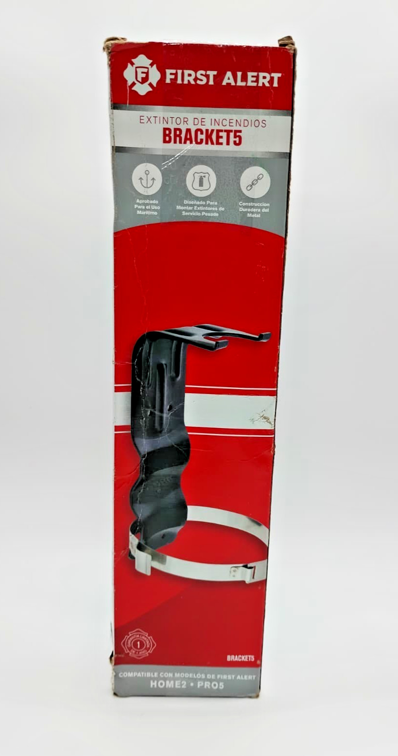 First Alert BRACKET5 Fire Extinguisher Bracket Compatible HOME2 PRO5 FE3A10GR