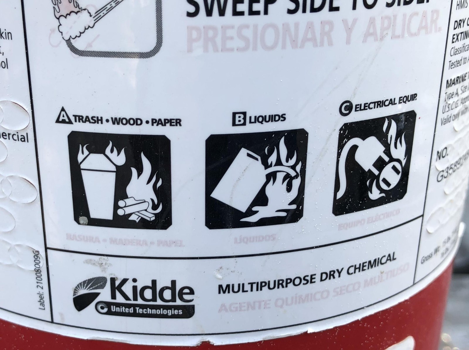 Dry Chemical 10lb Fire Extinguisher Kidde Pro 10 TCM-9 460-3 – #11