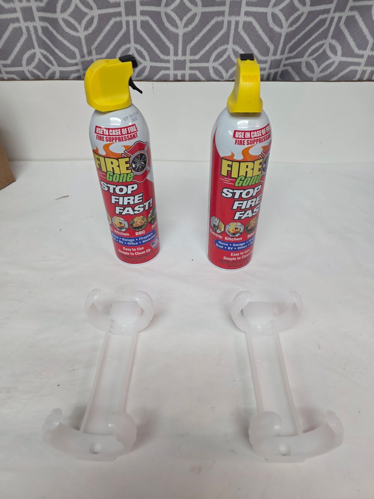 2 Pack Max Pro Fire Gone Suppressant/Extinguisher 16 oz. ea EX 8/15/2029