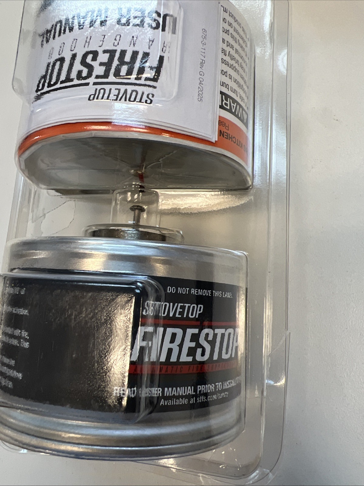 (2 Pack) Stovetop Firestop 675-3 Range Hood Fire Extinguisher EXP 04/2032 FO20
