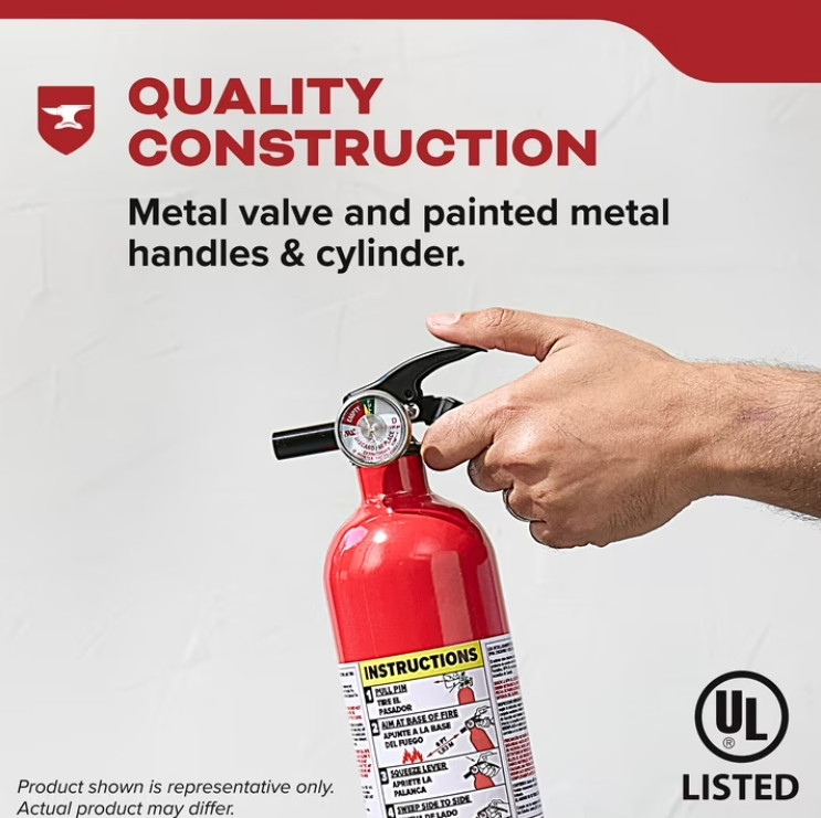(2 pack) Kidde Basic Fire Extinguisher for Home, Residential 1A10BC