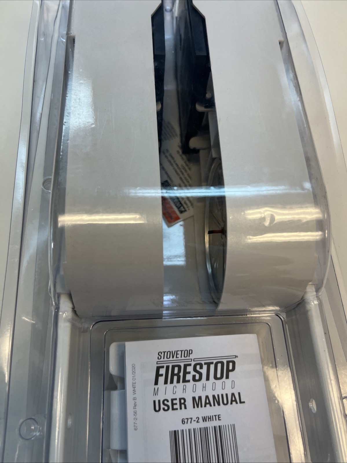 StoveTop FireStop Microhood 677-2 White Automatic Fire Extinguisher New Sealed
