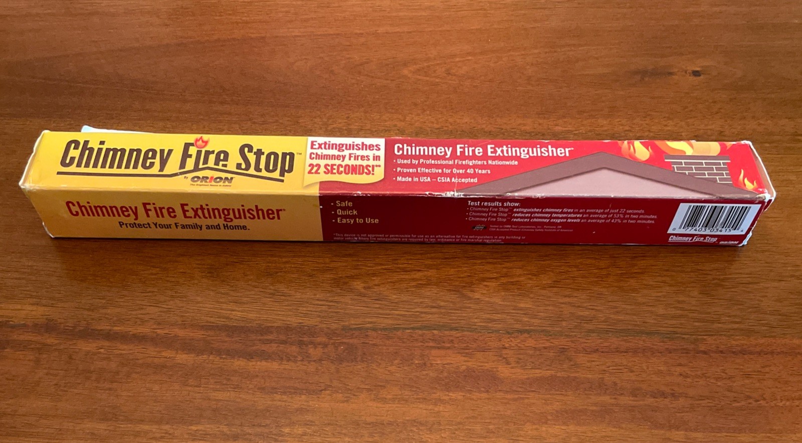 Orion Chimney Fire Stop Fire Extinguisher for Fireplace Works in 22 Seconds! NEW