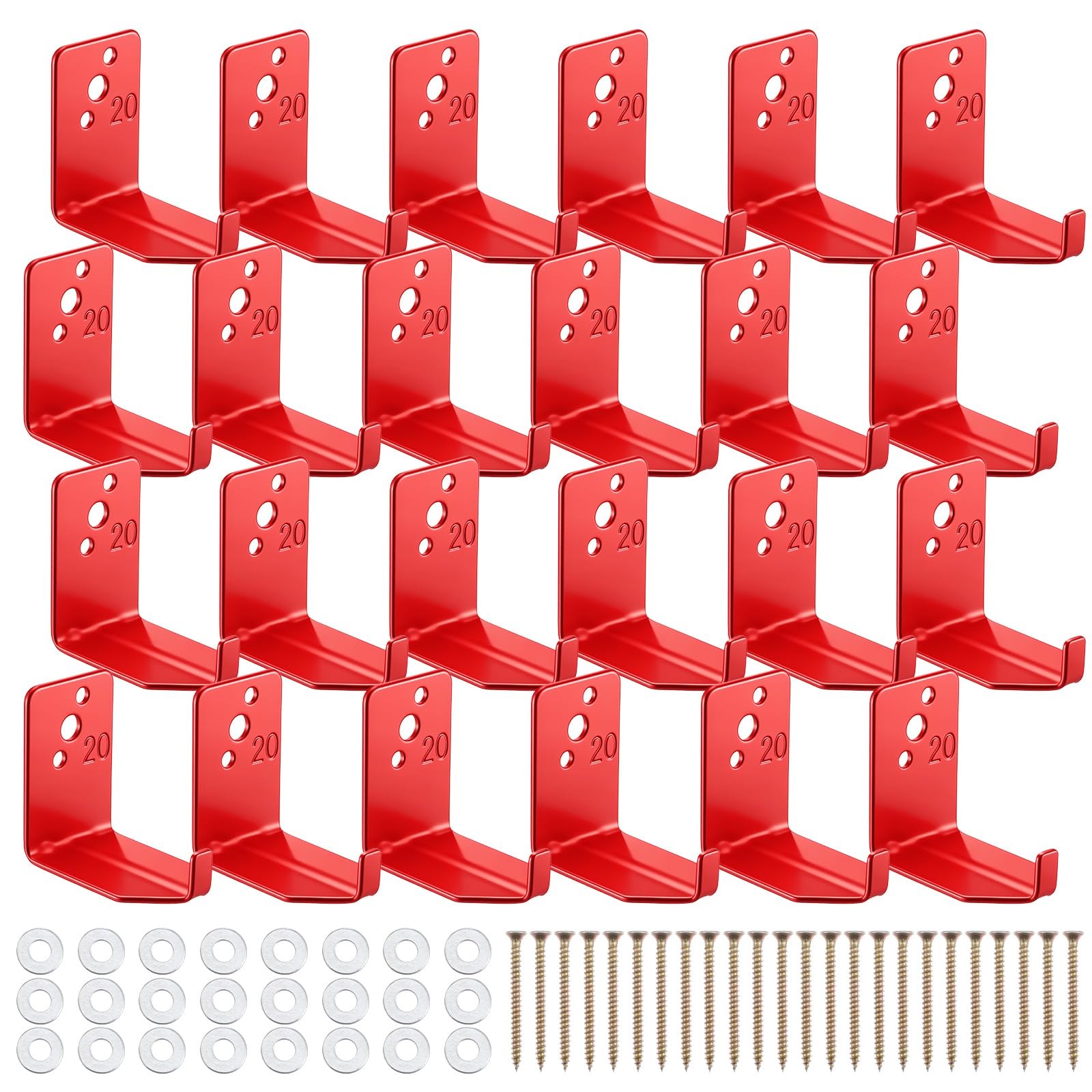 24 Pack Universal Fire Extinguisher Brackets, Fire Extinguisher Mounts, Heavy…