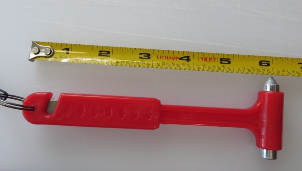 ✅🔥🧯LOT OF 10-FIRE EXTINGUISHER CABINET GLASS BREAKER BAR (HAMMER STYLE-Red-NEW