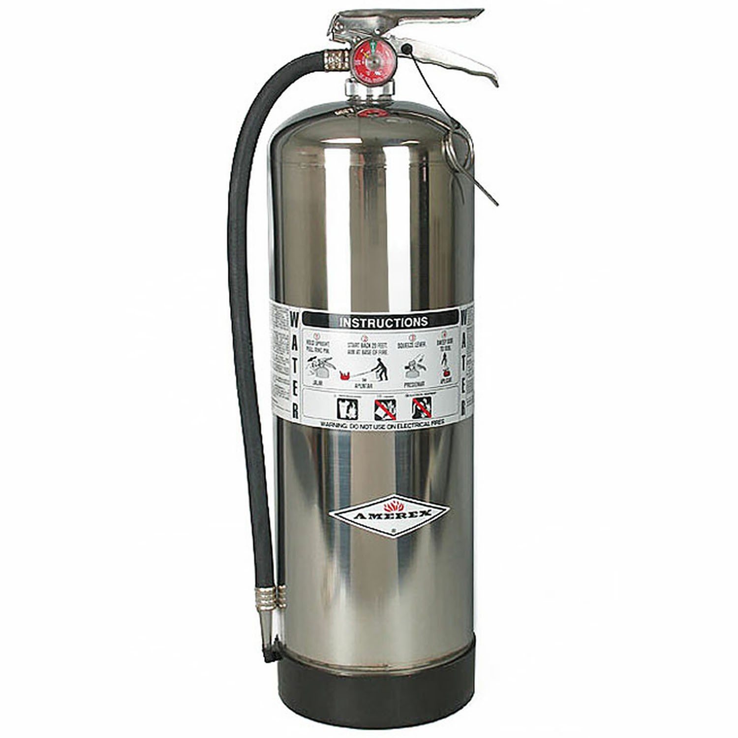 Amerex 240 2.5 Gallon Water Fire Extinguisher with Aluminum Valve & Wall Hanger