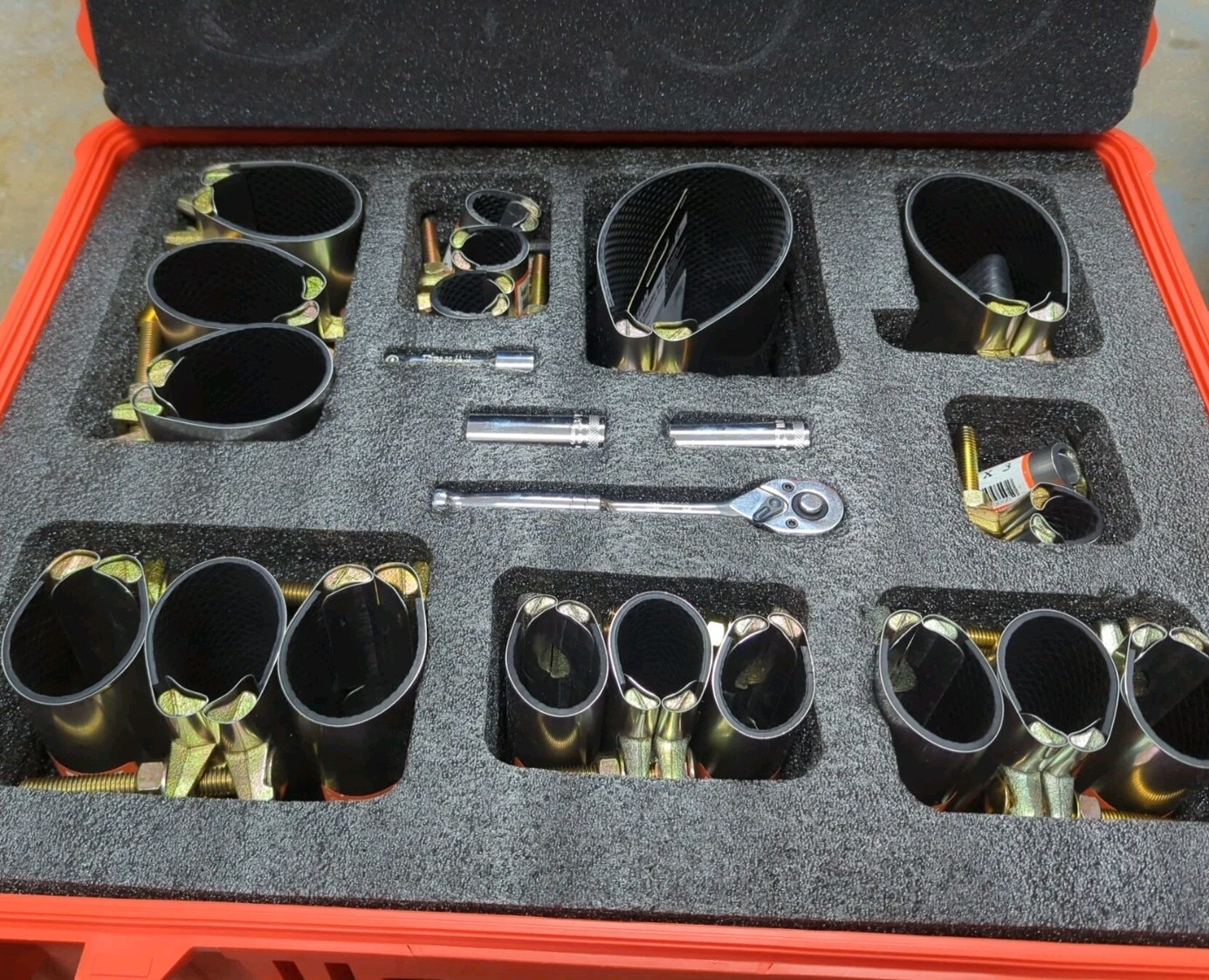 New Total Maintenance Solutions TMS Fire Suppression leak Clamp kit Clampette