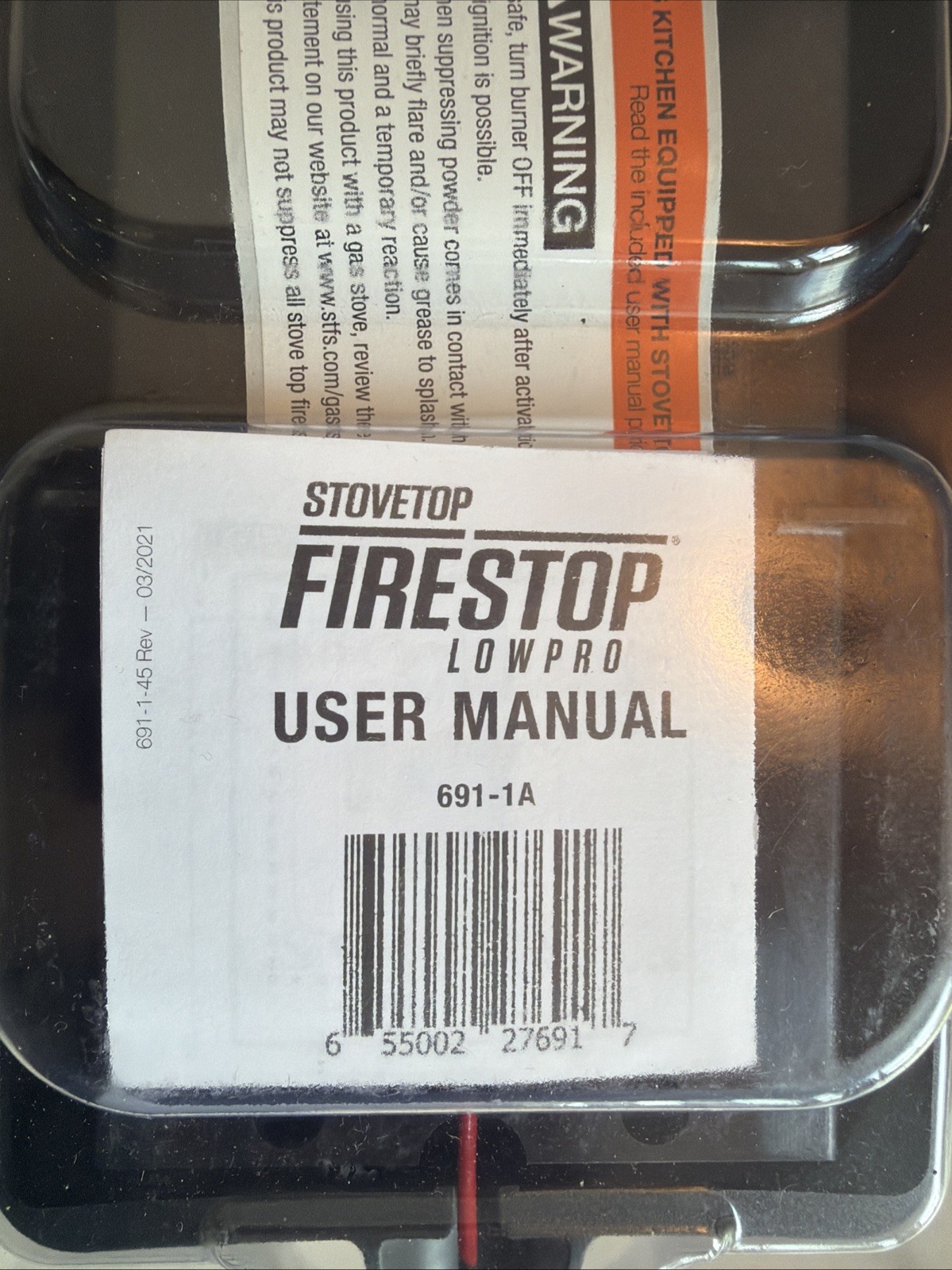 2 Pk StoveTop Firestop 691-1A LowPro Automatic Cooktop Fire Suppression Exp 8/29