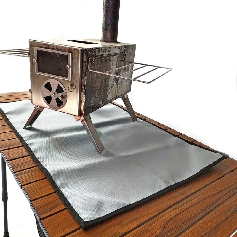 Oilproof Fireplaces Protective Mats Fireproofs Camping Heavy Type Grills Mats