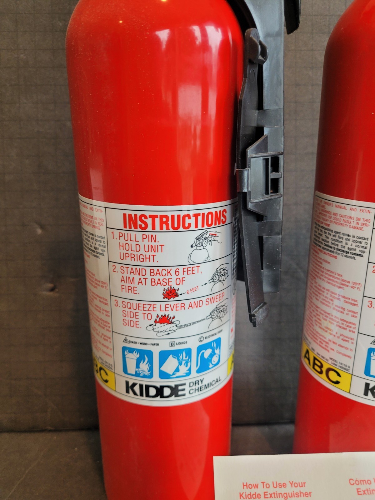 Kidde Fire Extinguisher 1-A:10-B:C Class – 2-Pack – 234211