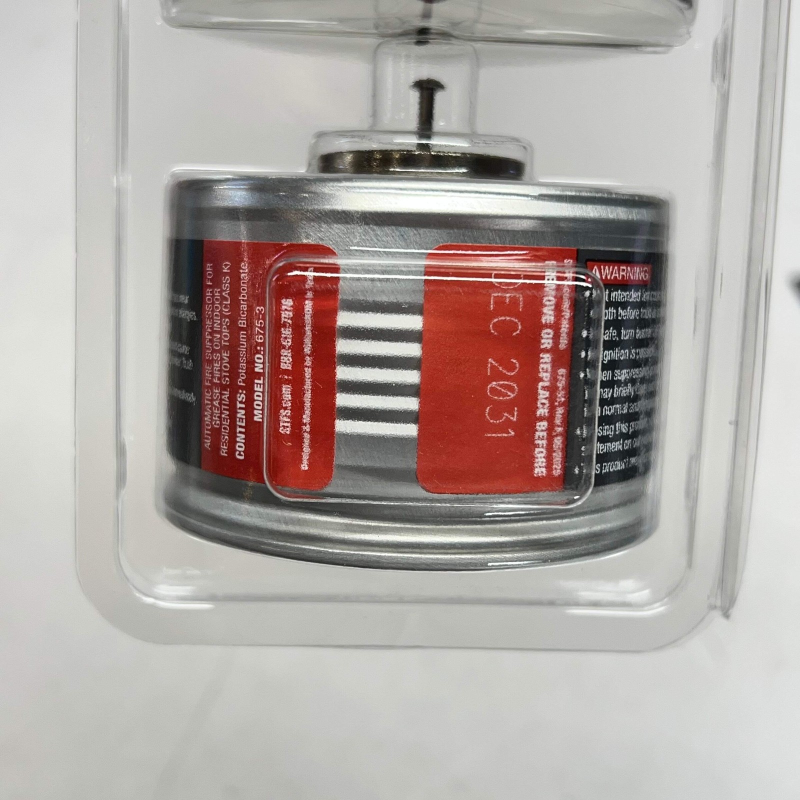 STOVETOP FIRE STOP (2 PACK) Rangehood Automatic Fire Suppressors 675-3