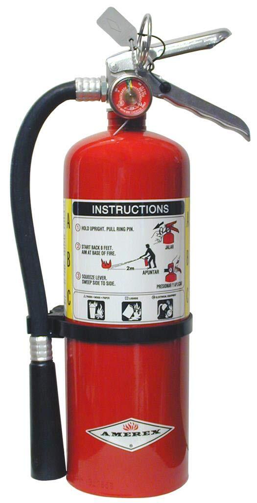 5 lb Amerex ABC Fire Extinguisher UL Rated Class A B C with Aluminum Valve
