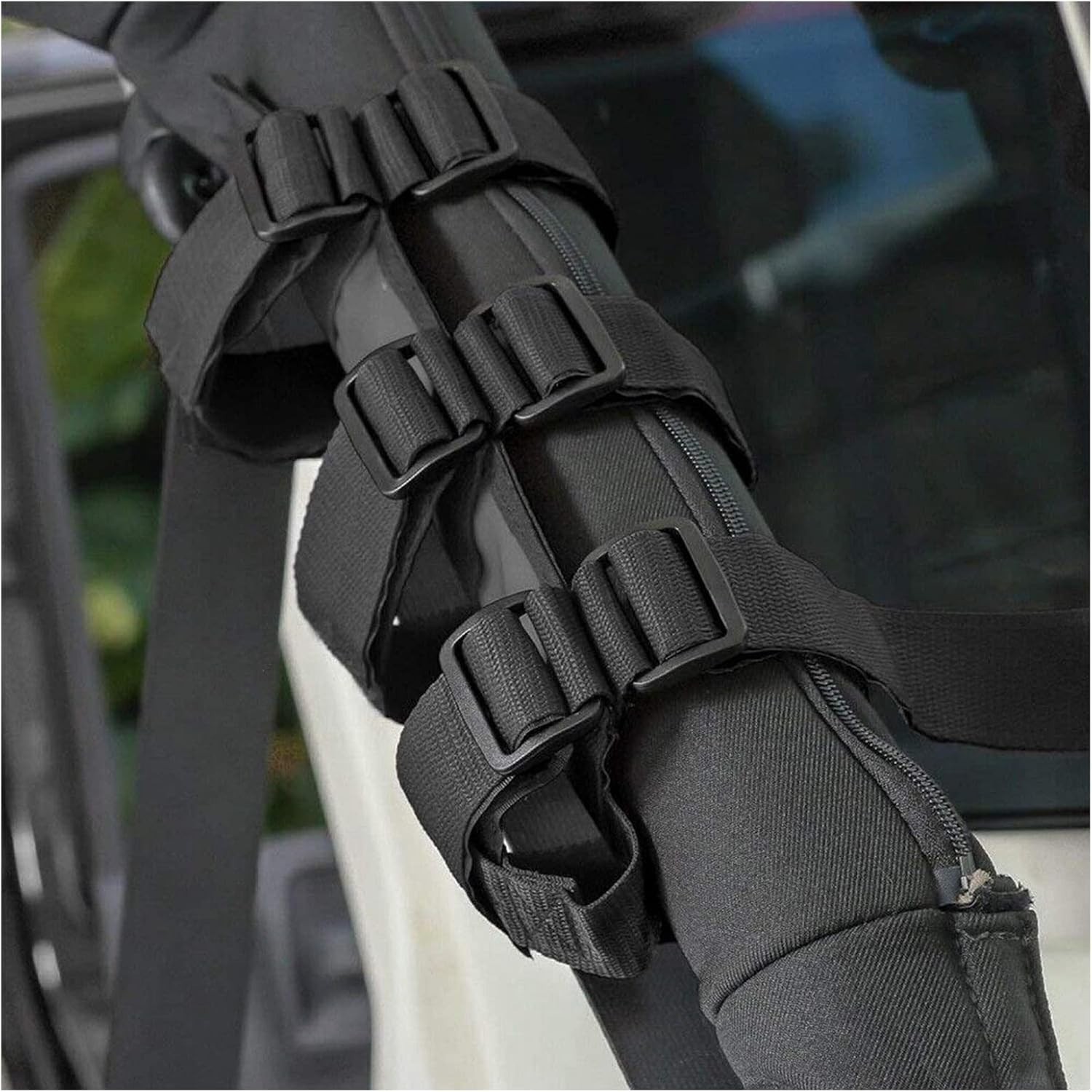 Effortless Installation Fire Extinguisher Holder for Jeep Wrangler, Black Finish
