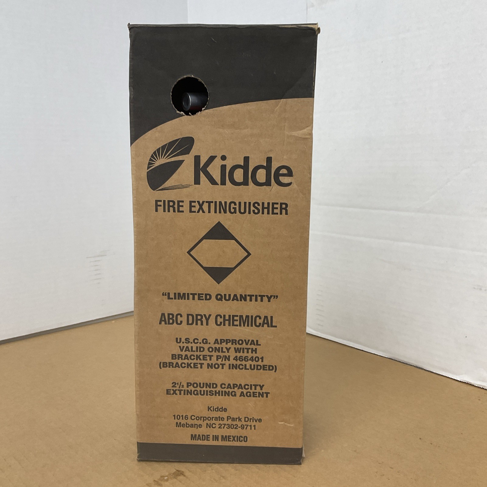 Kidde Pro Dry Chemical Fire Extinguisher 2.5 Lbs Class ABC Rechargeable 466227
