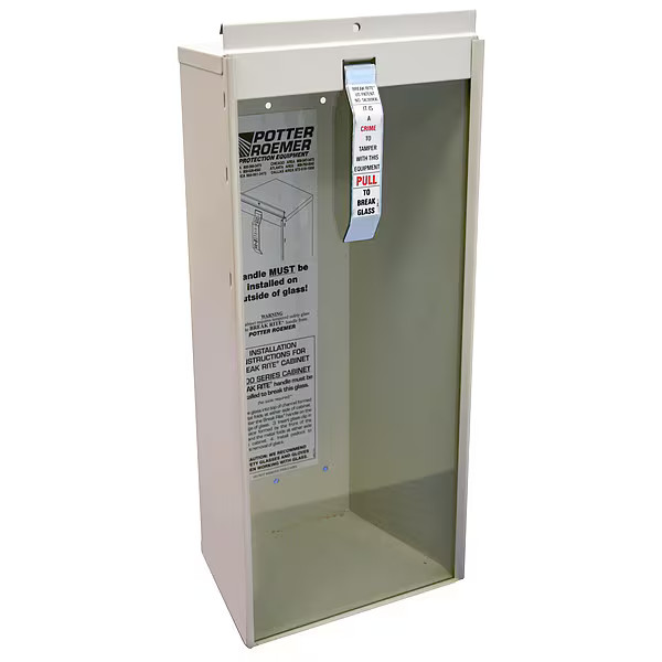 Econ Fire Extinguisher Cabinet, Surface Mount, 19 in Height, 6 lb 9751-IC Econ