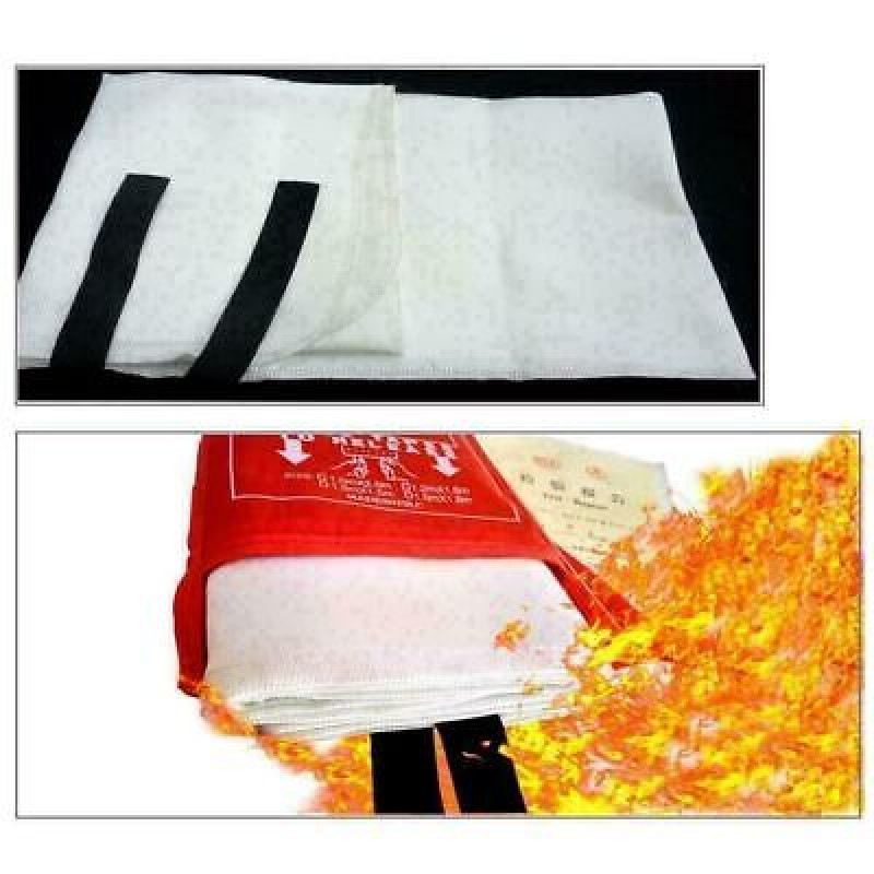 Large Fire Blanket Fireproof For Home Kitchen Office Caravan Emergency Safety