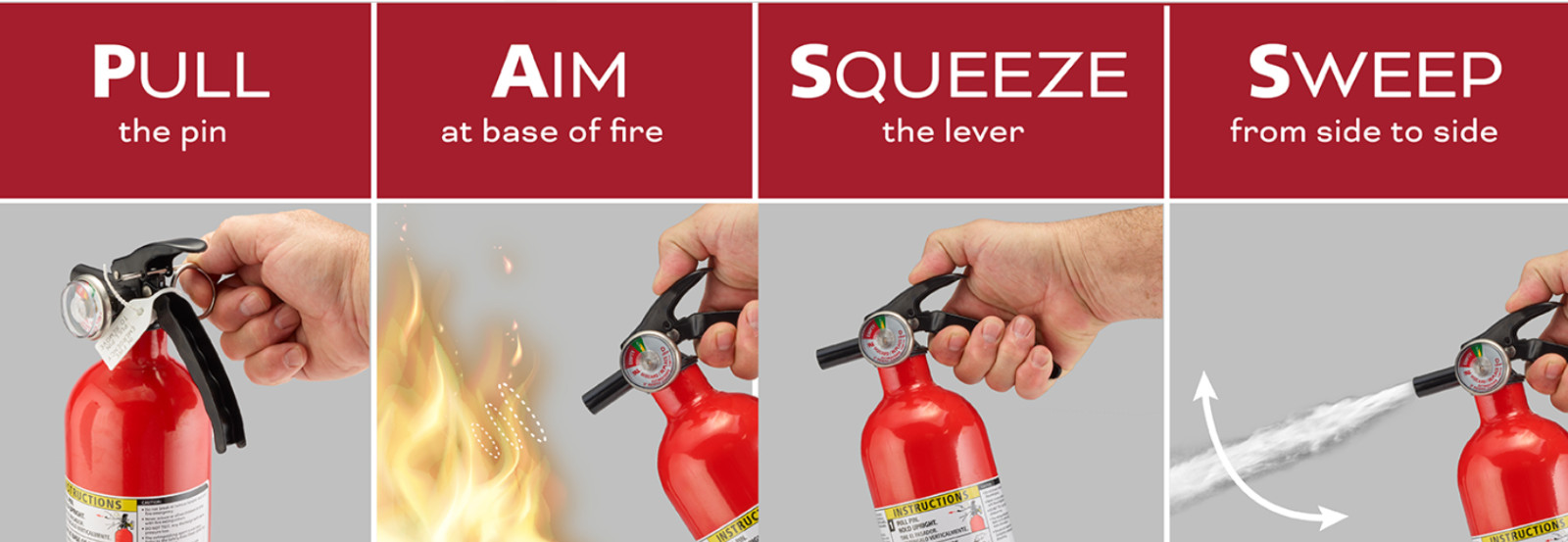 Kidde 2-Pack Fire Extinguisher 1-A:10-B:C Dry Chemical Red with Mounting Bracket
