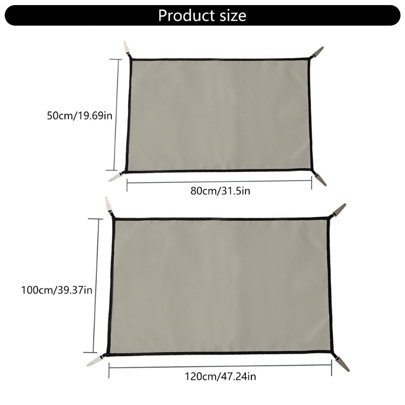 Oilproof Fireplaces Protective Mats Fireproofs Camping Heavy Type Grills Mats