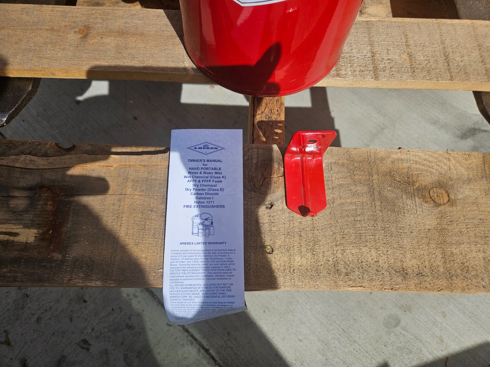 Amerex A411, 20lb ABC Dry Chemical Class A B C Fire Extinguisher BRAND NEW
