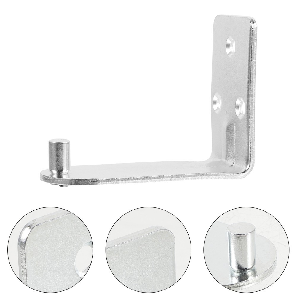 10Pcs Transparent Metal L Shaped Fire Extinguisher Mounting Hooks Wall Bracket