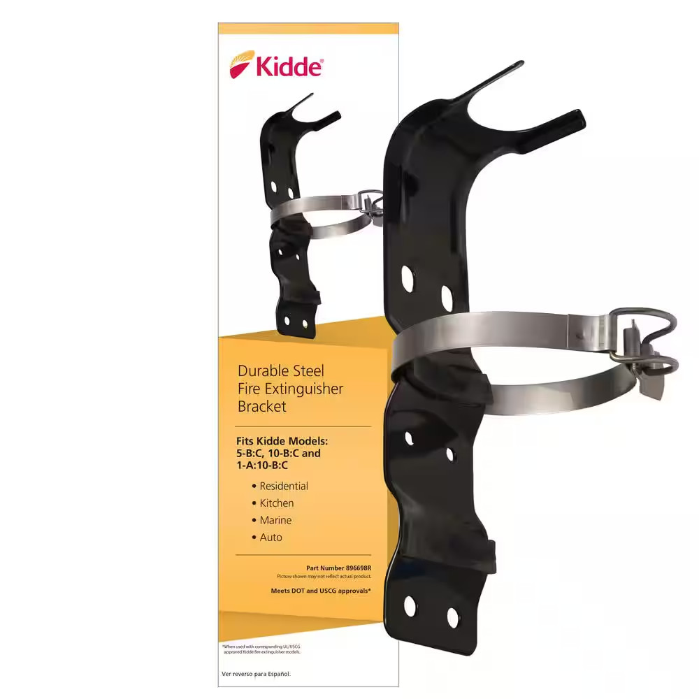 Kidde Steel Fire Extinguisher Mount Bracket for 5lb Model 21030938