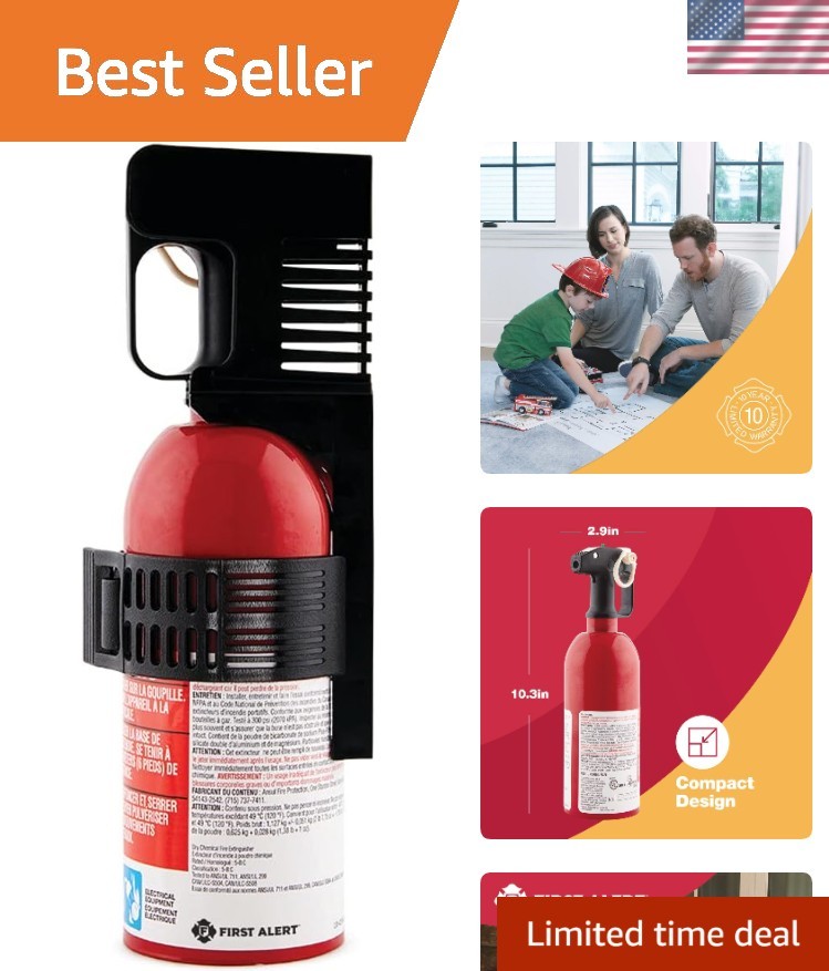 Reliable AUTO5 5-B:C Fire Extinguisher for Cars – Versatile Emergency Solution