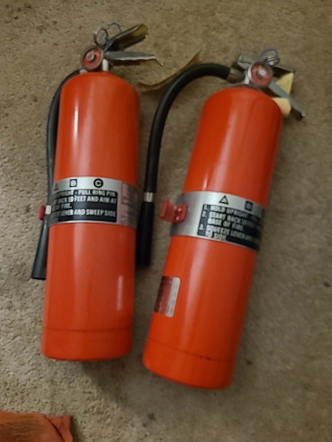 2-Amerex B441, 10lb ABC Dry Chemical Extinguisher, Brass Valve- S/N Are 1 Off🤯
