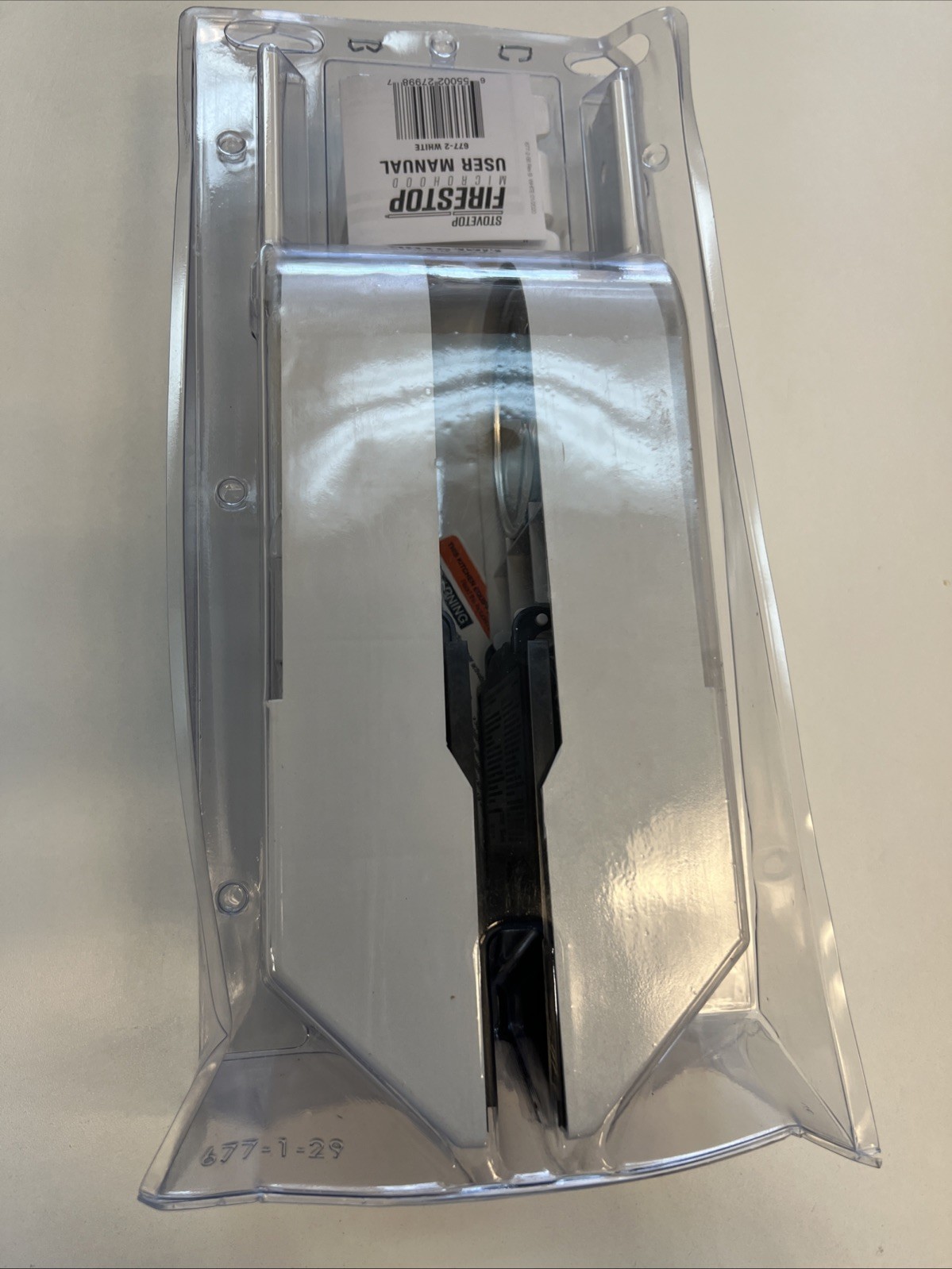 StoveTop FireStop Microhood 677-2 White Automatic Fire Extinguisher New Sealed