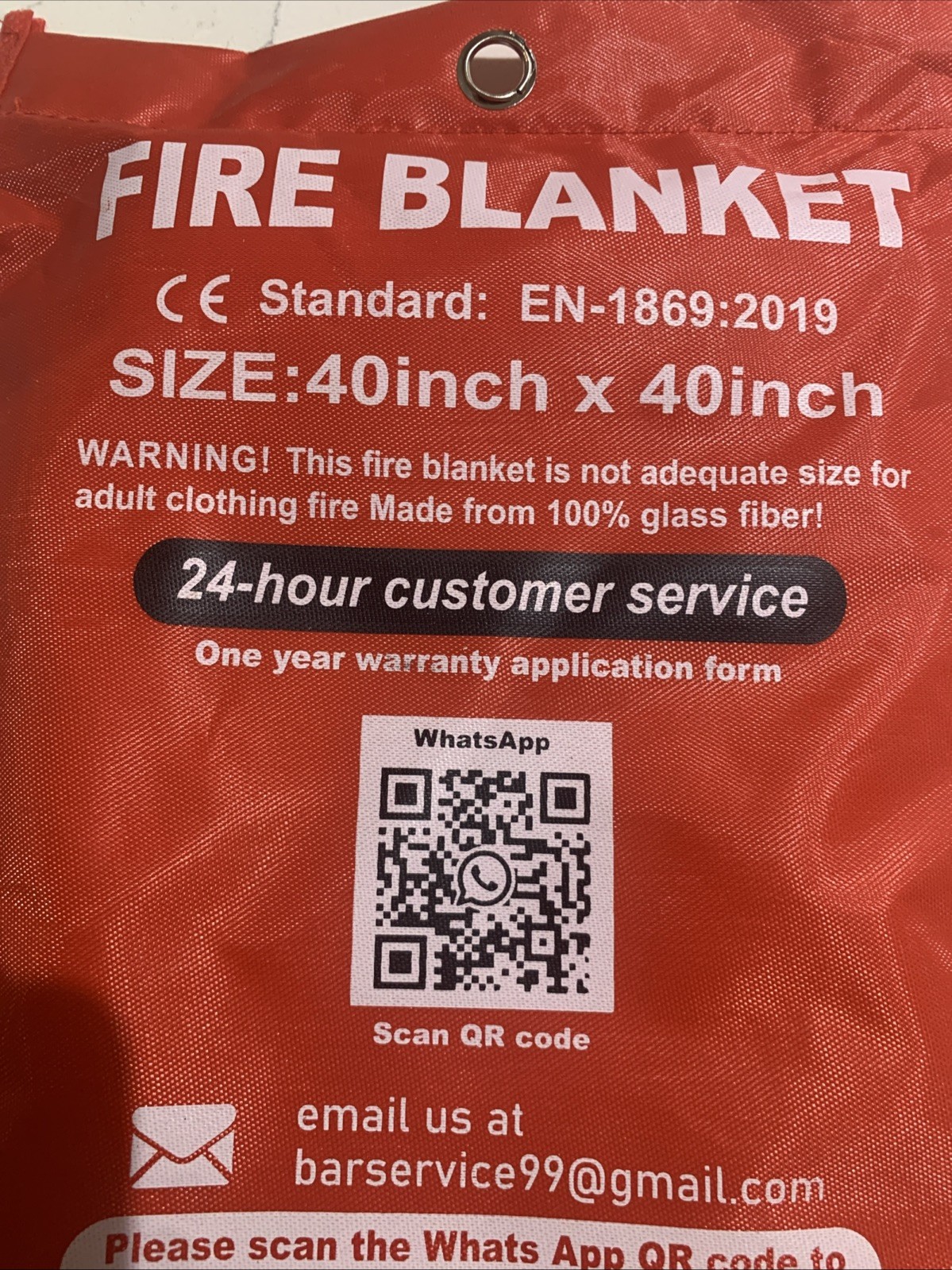 40×40 Fire Blanket – Five Man Brand