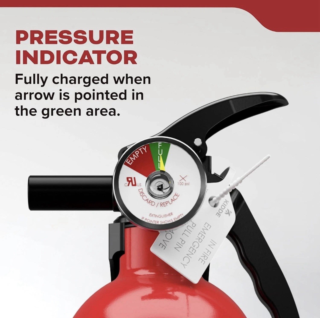 Kidde Multi Purpose Fire Extinguisher 1A10BC, 2 Pack