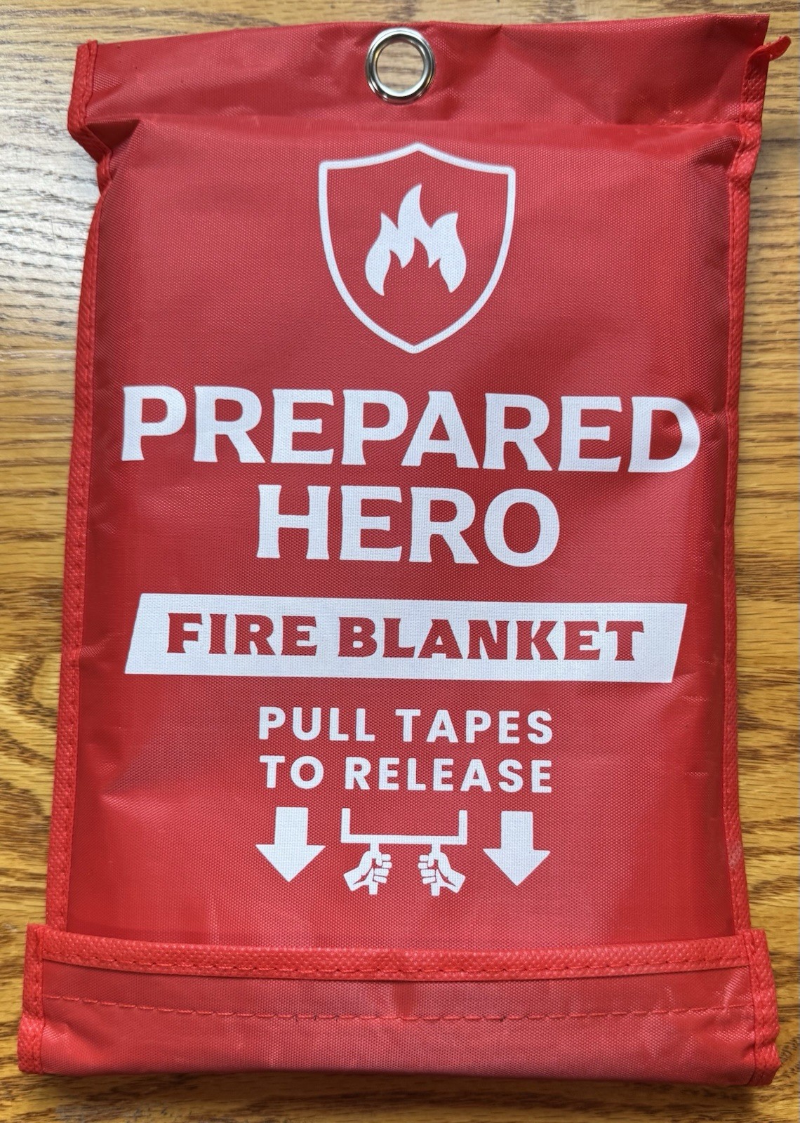 Prepared Hero Emergency Fire Blanket – Fire Suppression for Kitchen, 39×39 – B30