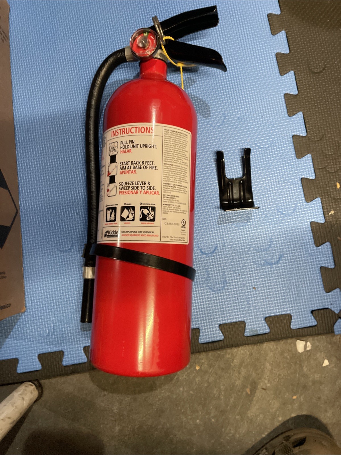 Kidde 340 5# ABC Extinguisher Grainger Part # 5T899