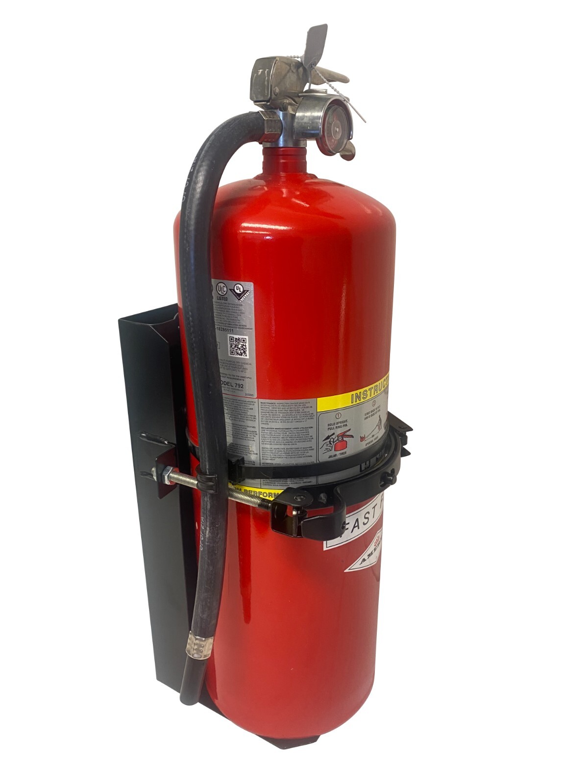 30lb Dry Fire Extinguisher Vehicle Wall Mount Replaces AMEREX 811 8″ Dia Cyl