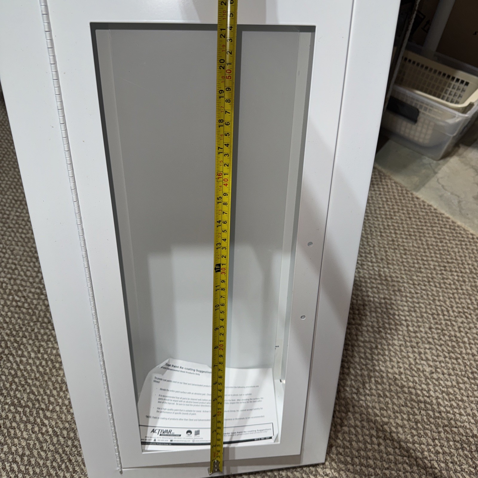 JL Industries Ambassador C1816F10 Fire Extinguisher Cabinet Activar