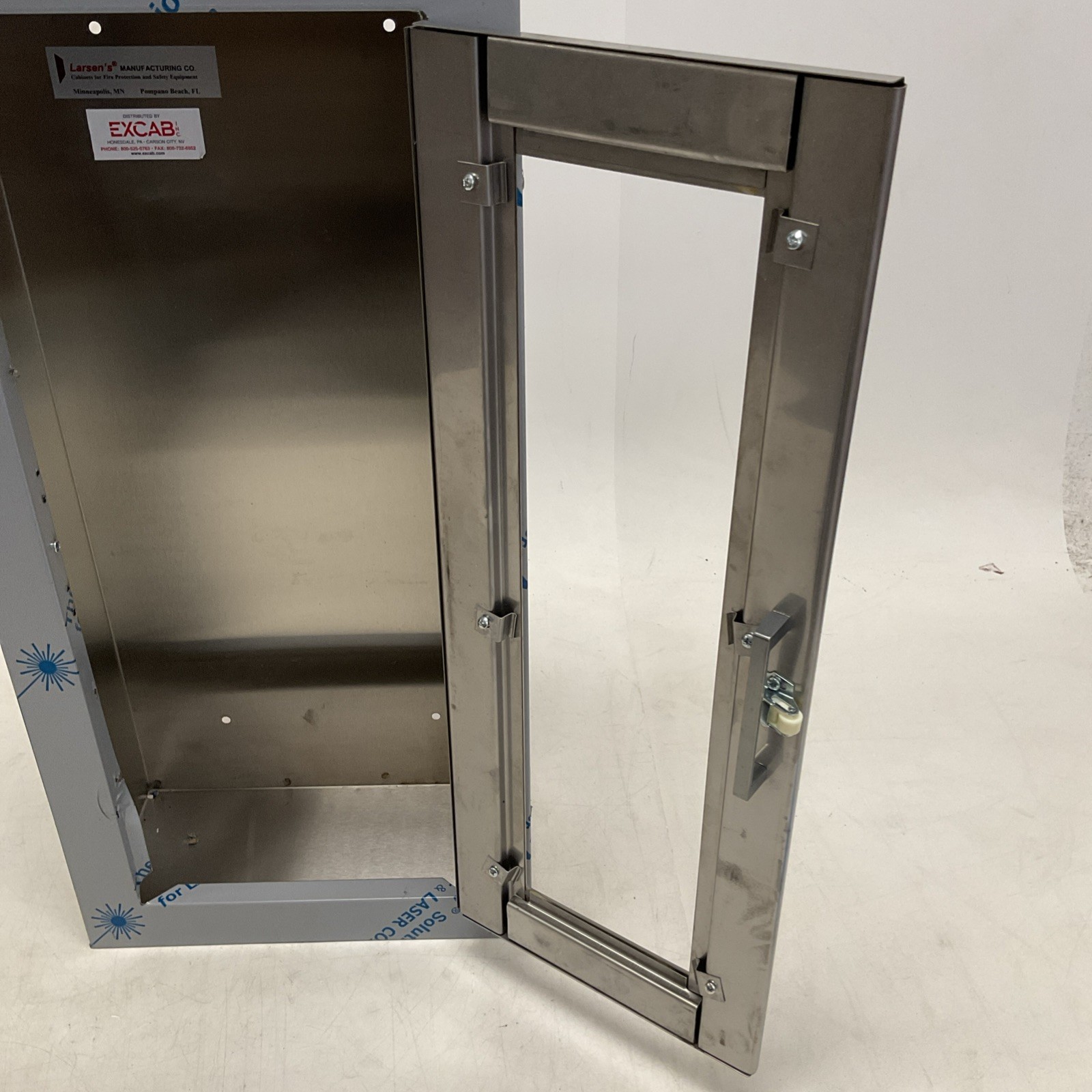Larsens 2409-1F LARGE Fire Extinguisher Cabinet – NEW