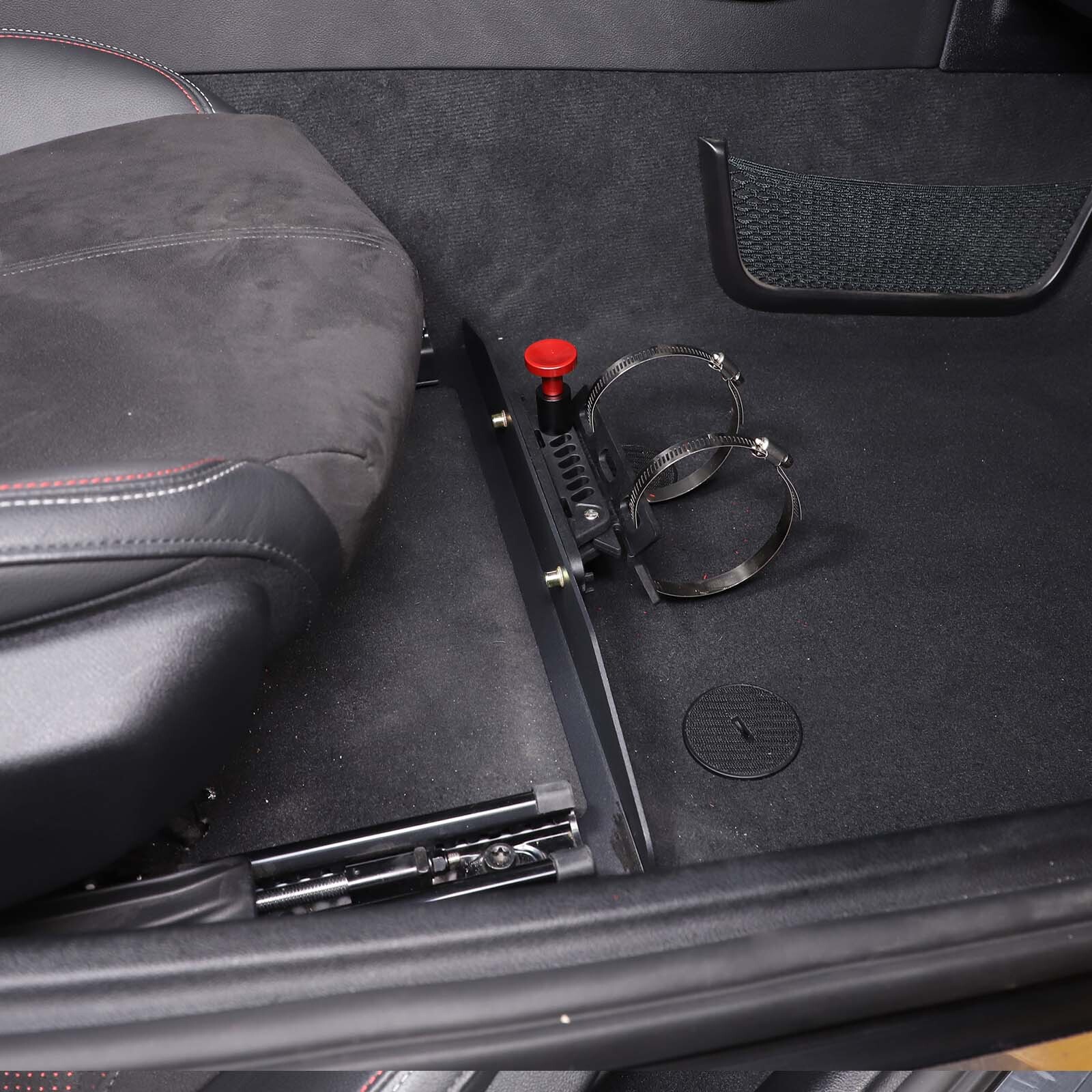 Aluminum Passenger Seat Bottom Fire Extinguisher Bracket For Toyota Supra 19-22