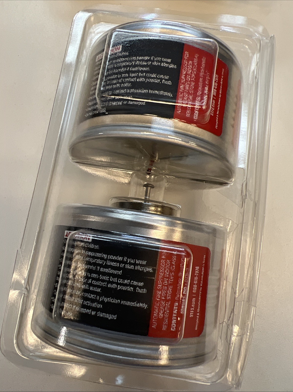 (2 Pack) Stovetop Firestop 675-3 Range Hood Fire Extinguisher EXP 04/2032 FO20