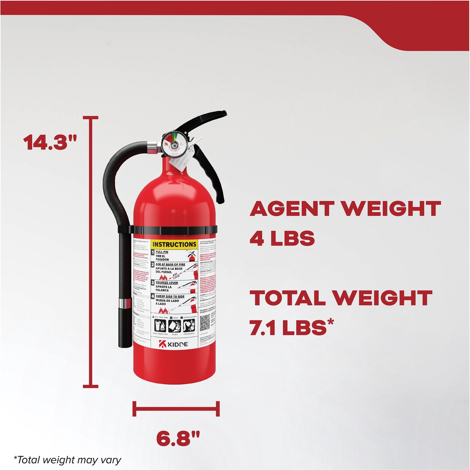 Fire Extinguisher for Home, Residential 2A10BC