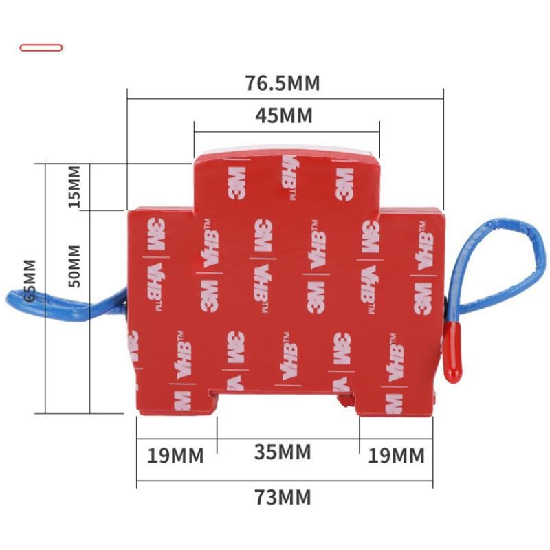 1Pcs Dual-line Design Engine Compartment Non-pollution Retardant Device