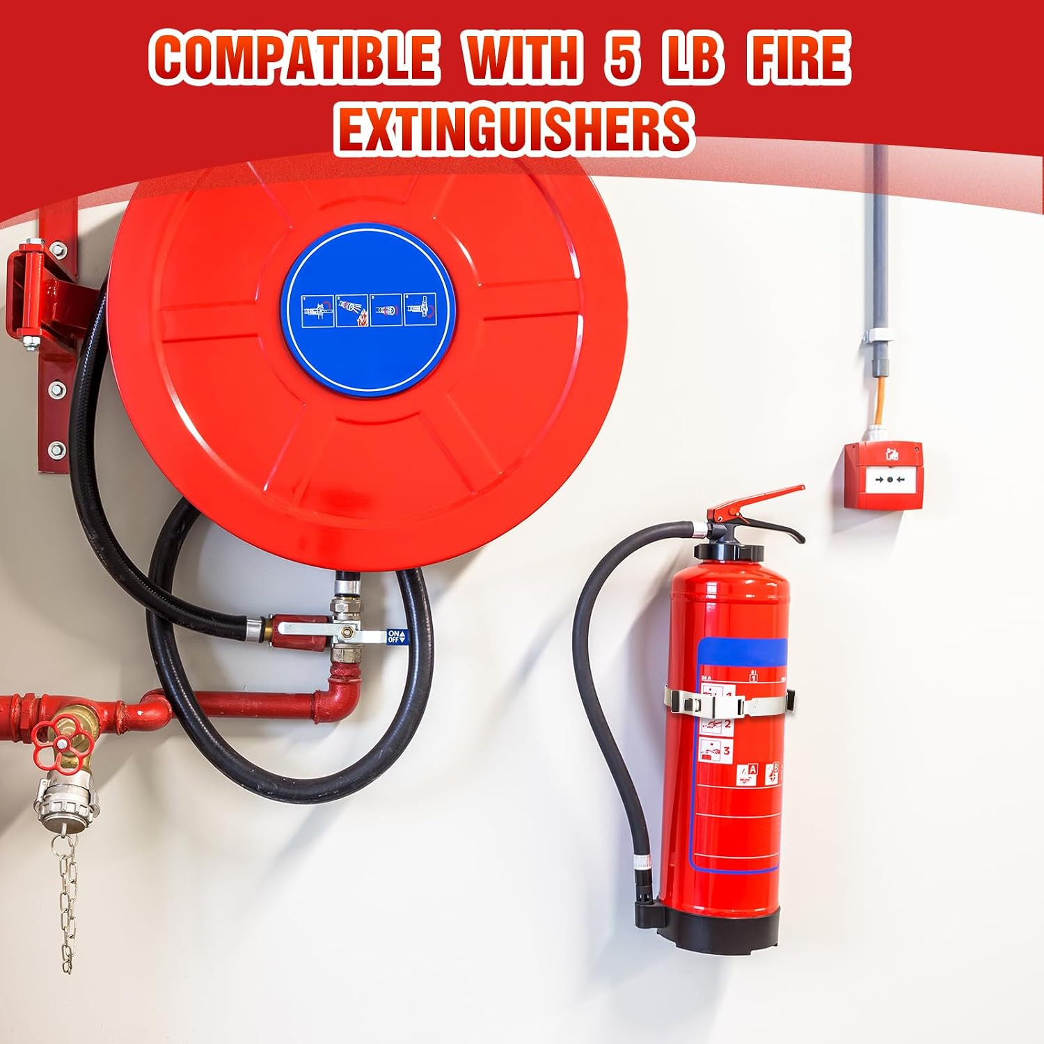 10 Pack Fire Extinguisher Bracket 5 Lb Wall Mount Stainless Steel Fire Extinguis