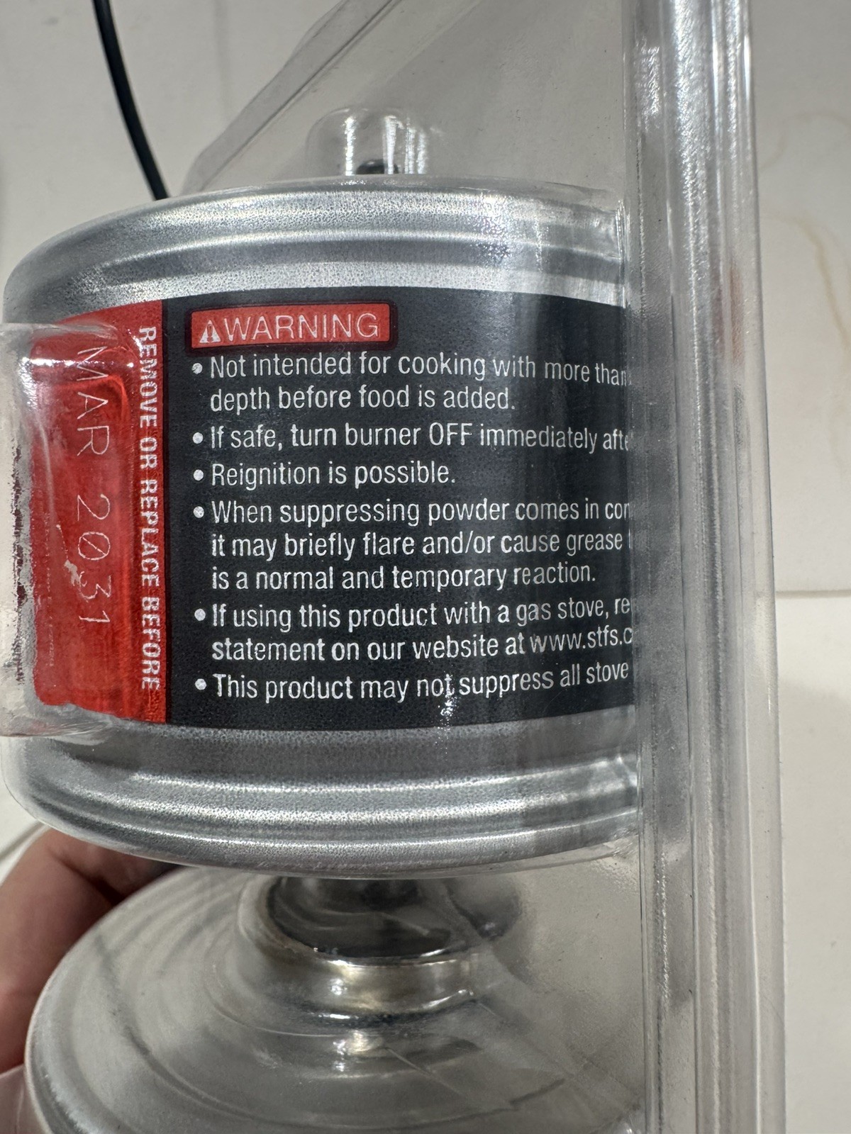 NEW – StoveTop FireStop RangeHood Fire Suppressor 2 Pack – march 2031