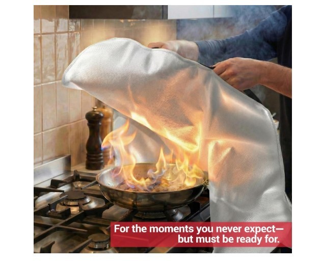 15 pieces Emergency Fire Blanket, 40”x40”UM9 Fiberglass Outdoors Home Camping
