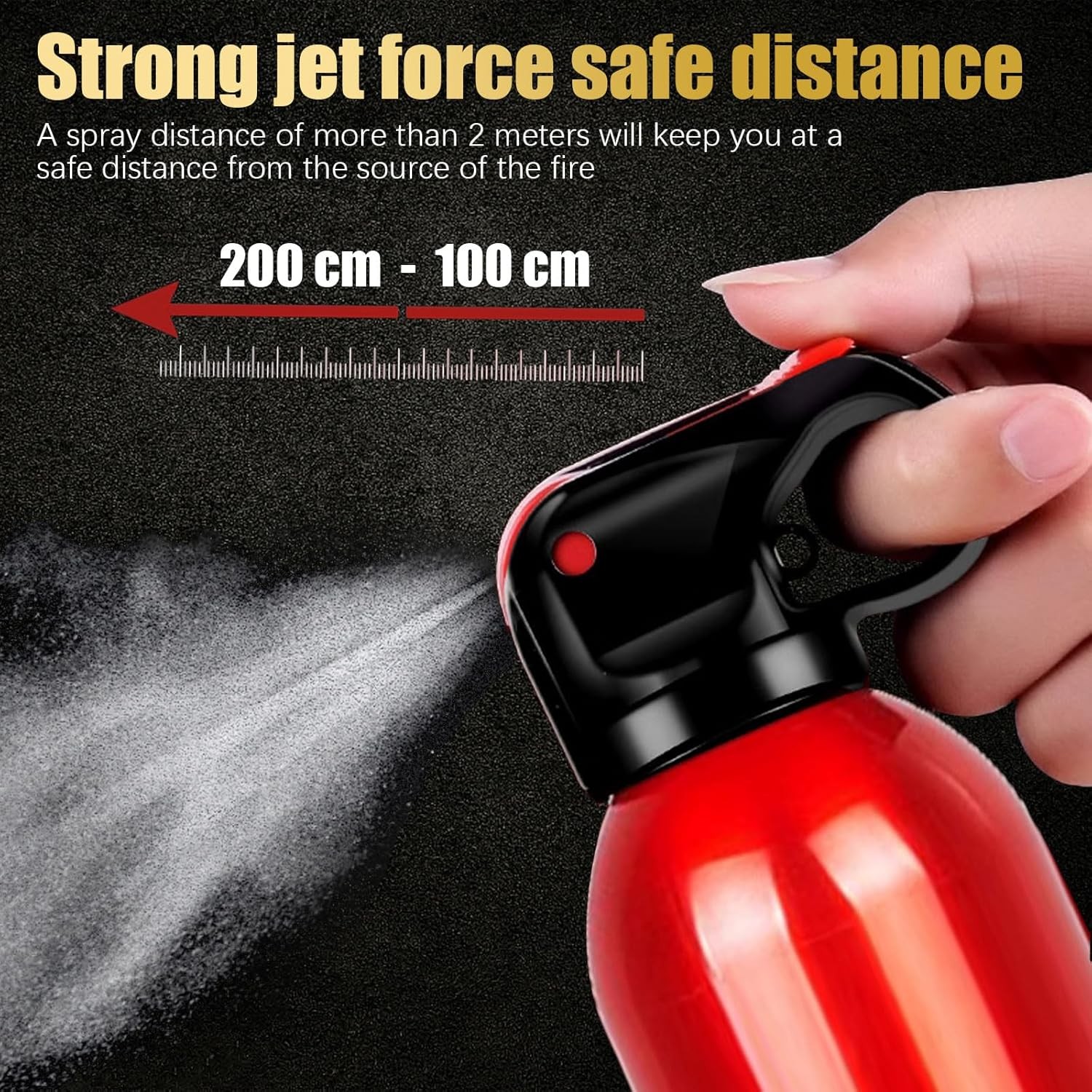 4 In1 Fire Extinguisher with Mount Fire Extinguishers for the House/Car/Kitchen