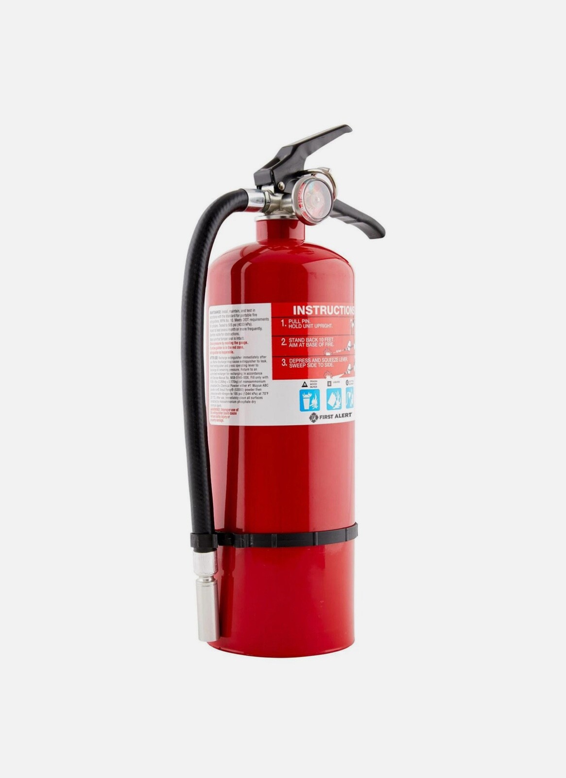 First Alert PRO5 10 lbs Fire Extinguisher UL Rated 3A 40B C Heavy Duty